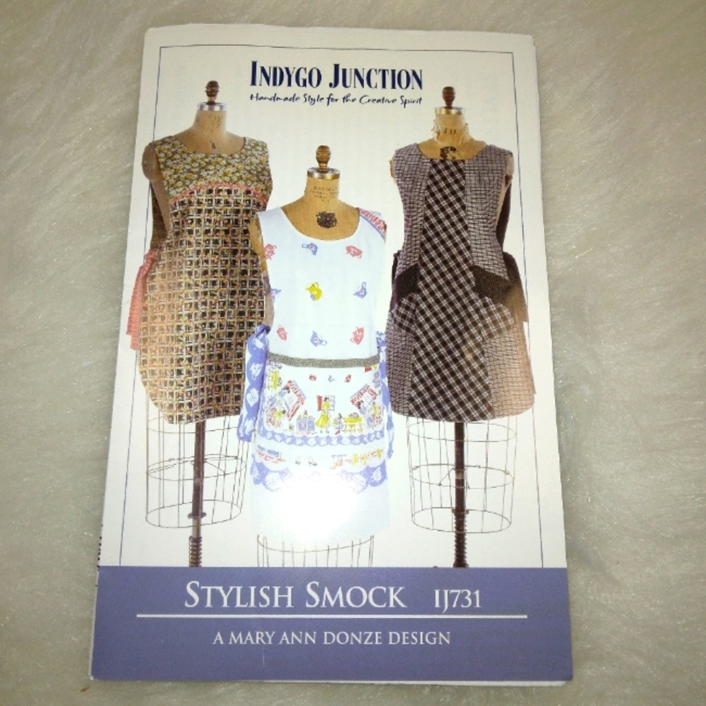 PATTERN Indygo Junction  IJ731 Stylish Smock, A Mary Ann Donze Design sz…